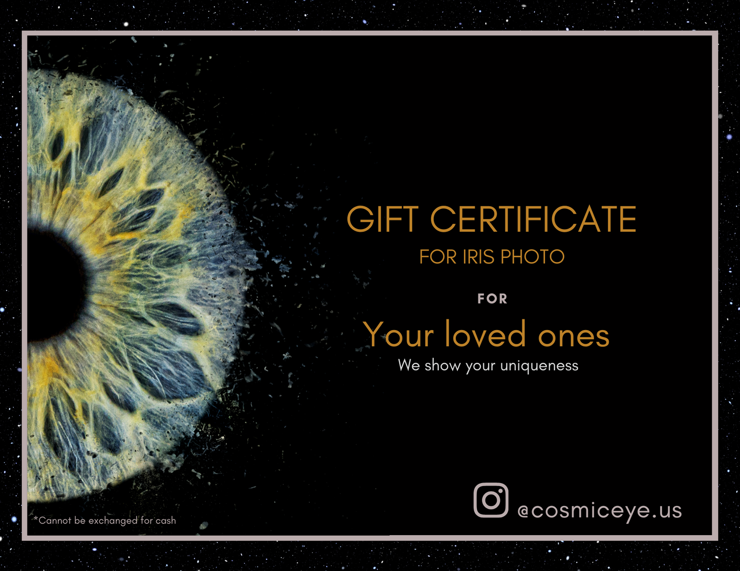 Iris Gift Certificate