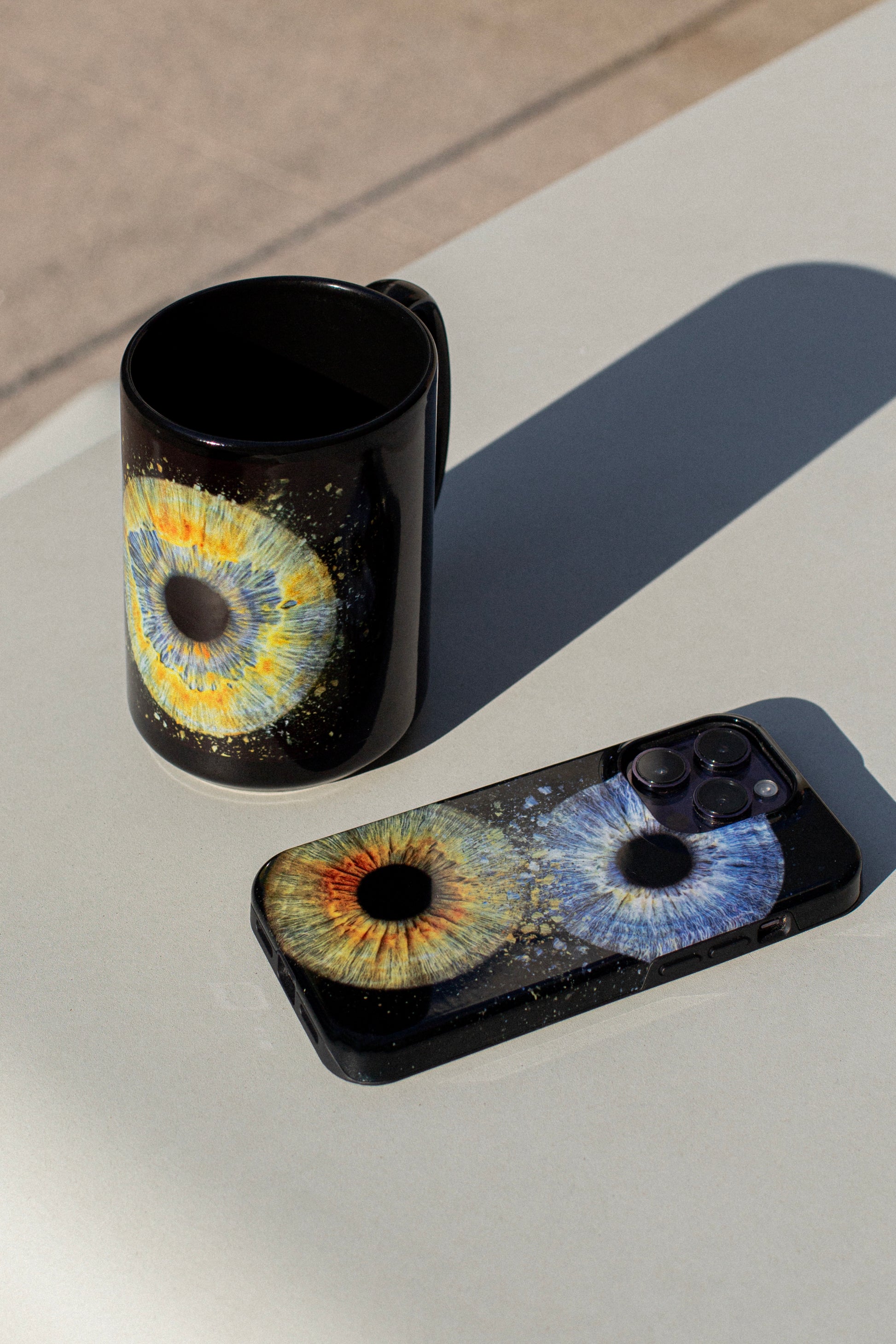 Iris Coffee Mug and Iris Phone Case
