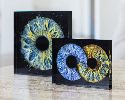 Two Iris Acrylic Block