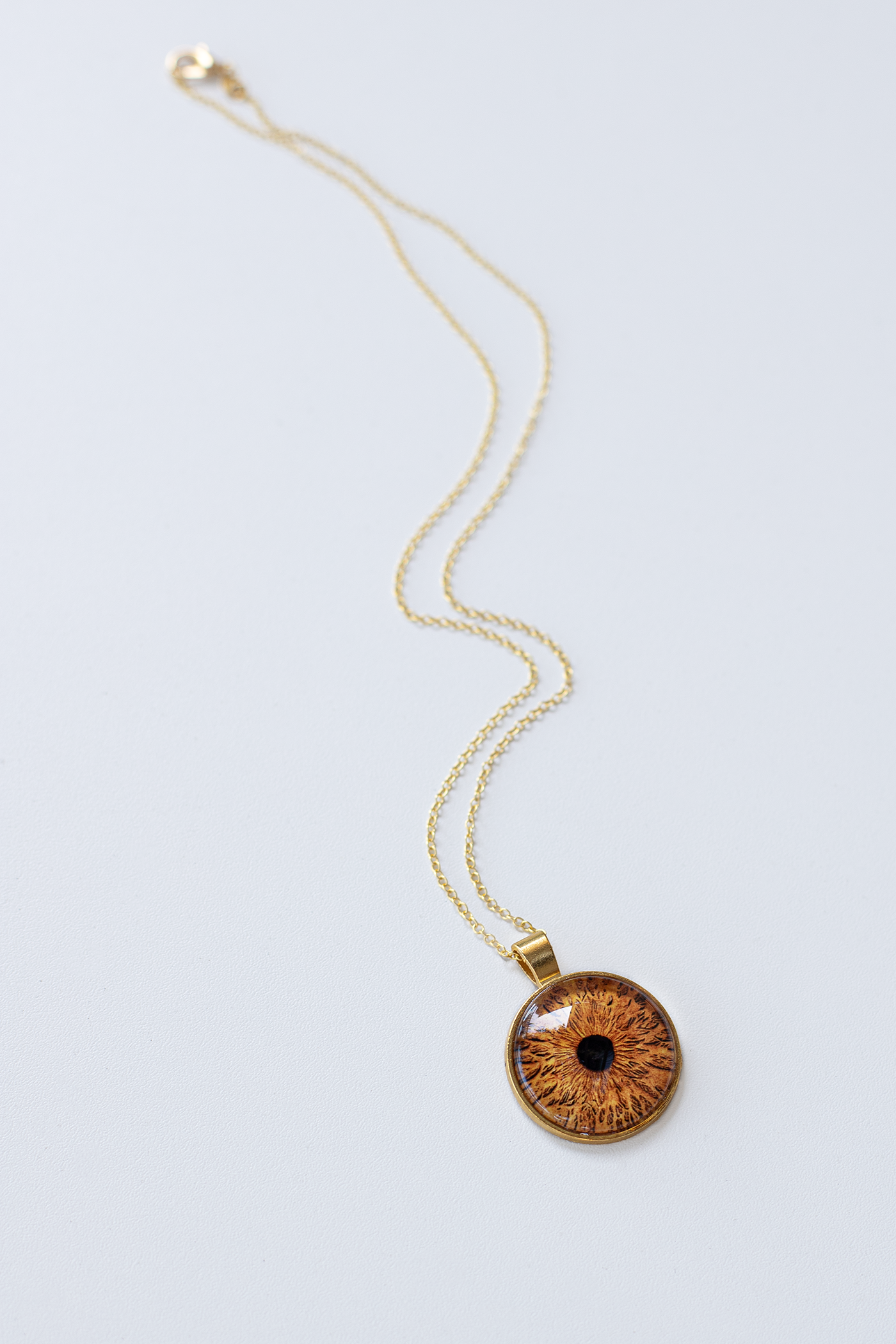 Golden Iris Necklace