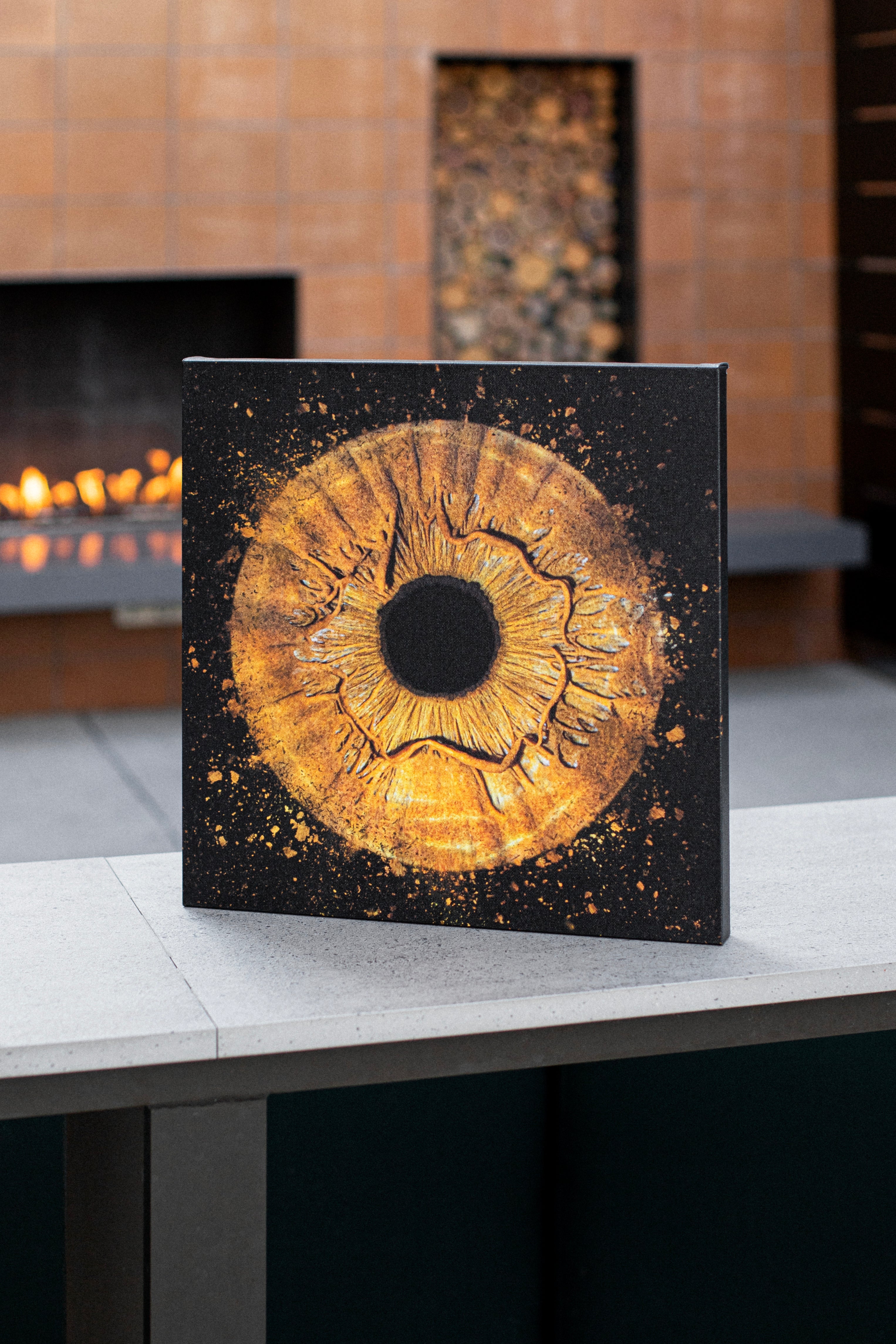 Unique Iris Artwork – Cosmic Eye US